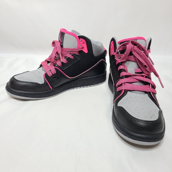 Jordan Other - Jordan High Top Pink Black and Grey Sneakers